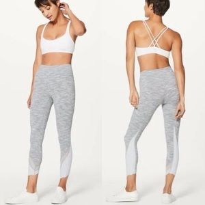 Lululemon cropped wunder under high rise leggings